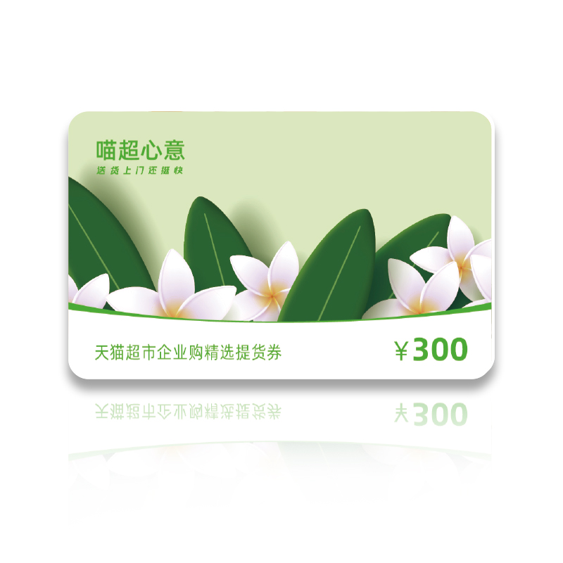 天猫超市礼品卡面值300元