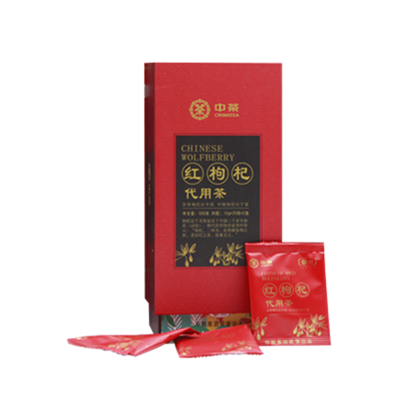中茶红枸杞代用茶礼盒（铝箔）单支礼盒