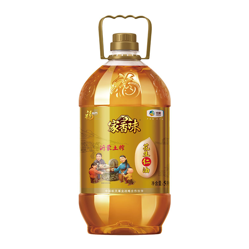 中粮福临门家香味沂蒙土榨花生仁油 5L