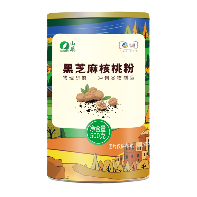 中粮山萃芝麻核桃营养粉 500g