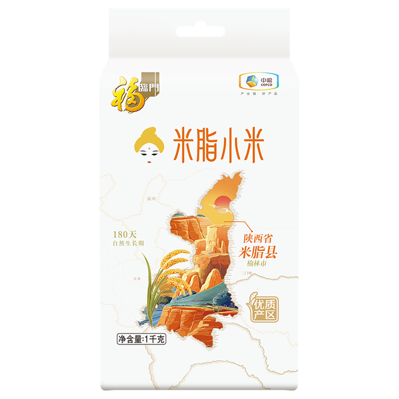 中粮福临门米脂小米1kg