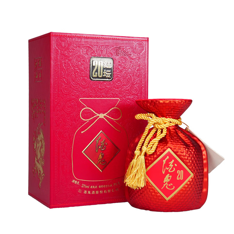中粮酒鬼52度红坛酒鬼酒（高度柔和）