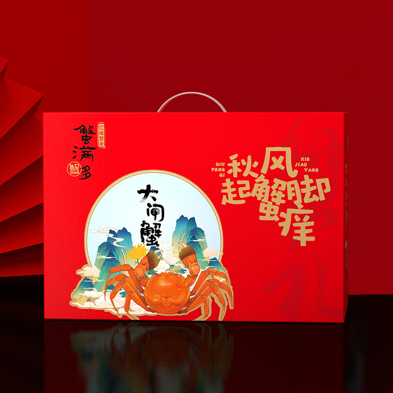 蟹满多巴城抄秋辞蟹阳澄湖大闸蟹礼盒