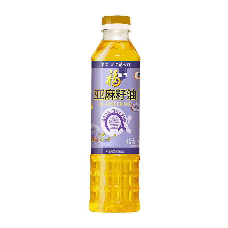 中粮福临门亚麻籽油400ml