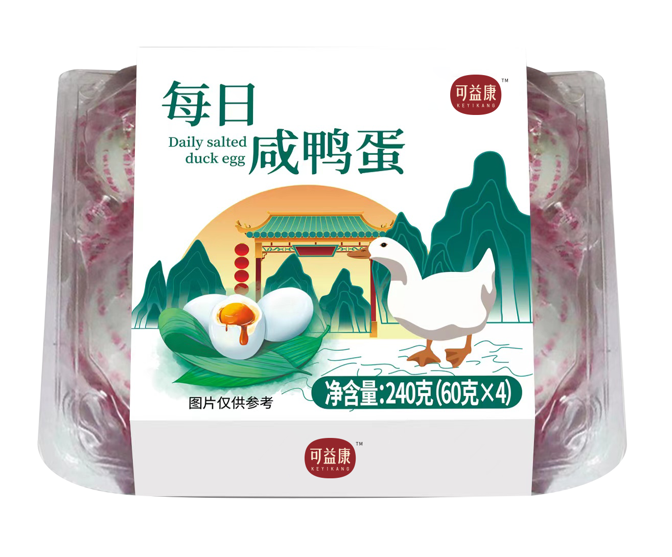 可益康咸鸭蛋简装