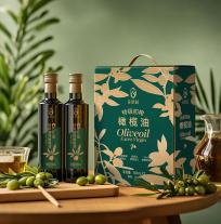 艾贝拉西班牙原装进口特级初榨橄榄油礼盒500ml*2